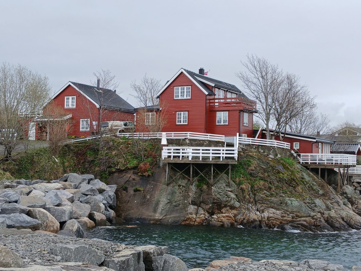 Maison typique norvégienne