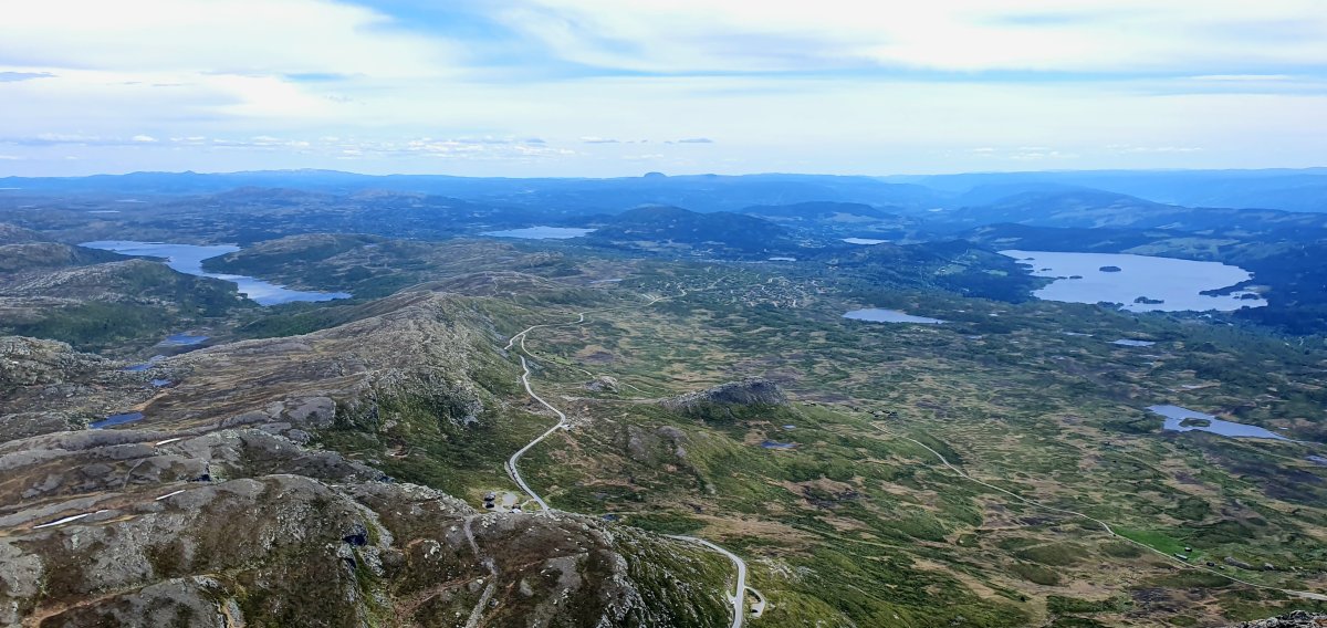 vue sur le parc national du Jotunheimen depuis Bitihorn